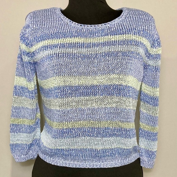 Sigrid Olsen‎ Vintage Cropped Sweater, size Small - Picture 4 of 10